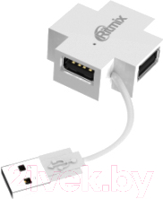 USB-хаб Ritmix CR-2404 (белый)