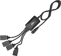 USB-хаб Ritmix CR-2405 (черный) - 