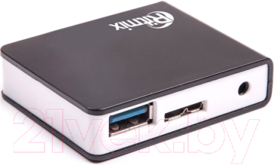 USB-хаб Ritmix CR-3400 (черный)