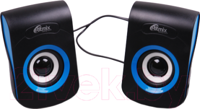 Мультимедиа акустика Ritmix SP-2060 (черный/синий)