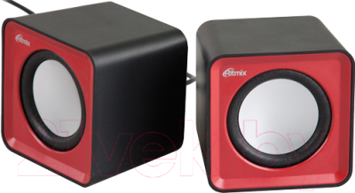 Мультимедиа акустика Ritmix SP-2020 (черный/красный)