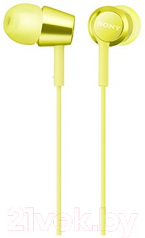 Наушники Sony MDR-EX155Y (желтый)