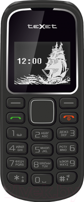 Мобильный телефон Texet TM-121 (черный)