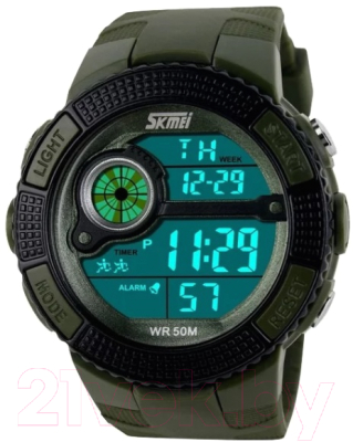 Часы наручные мужские Skmei 1027-3 (зеленый)