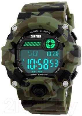 Часы наручные мужские Skmei 1197-1 (зеленый)