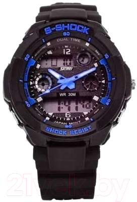 Часы наручные мужские Skmei 0931-4 (черный/синий)