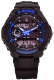 Часы наручные мужские Skmei 0931-4 (черный/синий) - 
