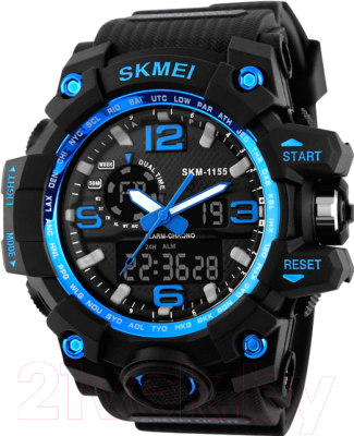 Часы наручные мужские Skmei 1155-1 (черный/синий)