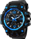 Часы наручные мужские Skmei 1155-1 (черный/синий) - 
