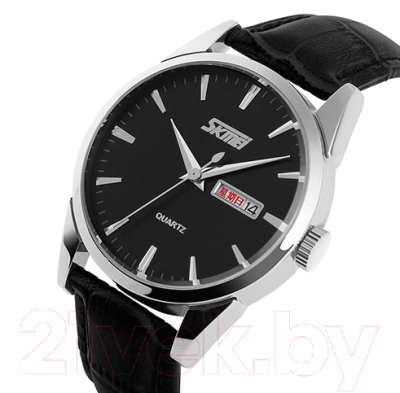 Часы наручные мужские Skmei 9073-4 (черный/серебристый)