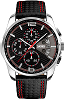 Часы наручные мужские Skmei 9106-1 (красный) - 