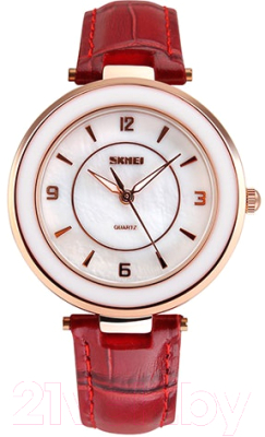 Часы наручные женские Skmei 1059-1 (темно-красный)