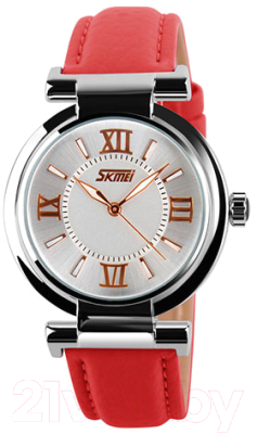 Часы наручные женские Skmei 9075-2 (красный)