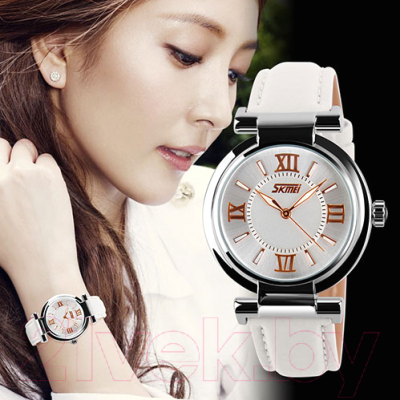 Часы наручные женские Skmei 9075-3 (белый)
