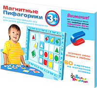

Развивающая игра Десятое королевство, Магнитные Пифагорики 3+ / 01661