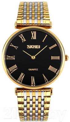 Часы наручные мужские Skmei 9105-3 (золото/черный)