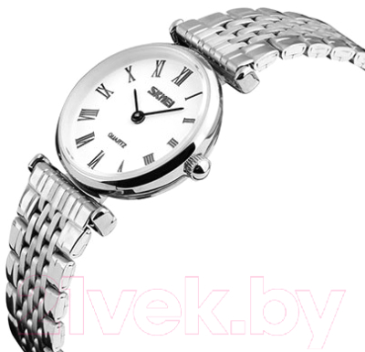 Часы наручные женские Skmei 9105-6 (серебристый/белый)