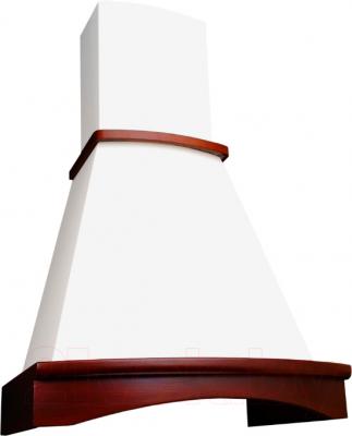 Вытяжка купольная Elikor Ротонда 50 (бежевый/бук светло-коричневый) - общий вид