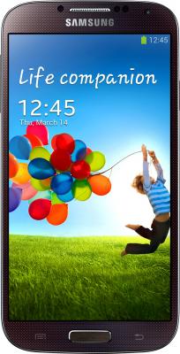 Смартфон Samsung Galaxy S4 16Gb / I9500 (коричневый) - общий вид