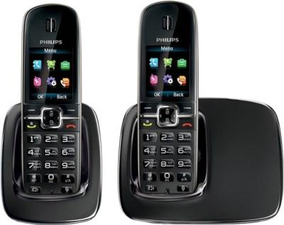 Беспроводной телефон Philips CD4912 (Black) - общий вид