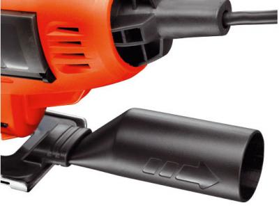 Электролобзик Black & Decker KS800S - выход для подключения пылесоса