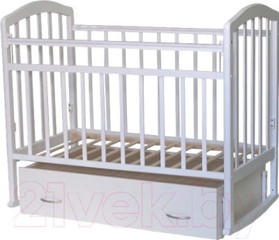 Детская кроватка Антел Алита-4 (Белая)