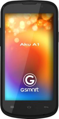 Смартфон Gigabyte GSmart AKU A1 (черный) - общий вид