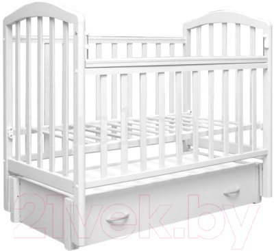 Детская кроватка Антел Алита-6 (Белая)