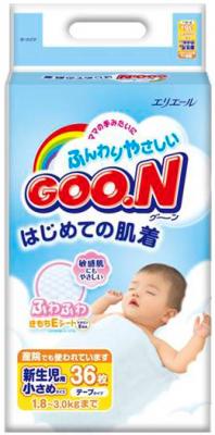 Подгузники детские Goo.N Premium XXS (36шт) - общий вид