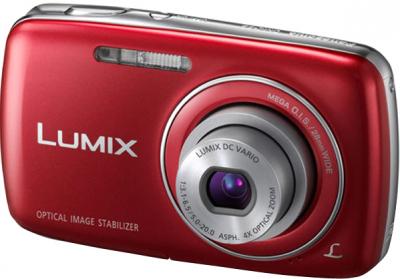 Компактный фотоаппарат Panasonic Lumix DMC-S3EE-R (Red) - общий вид