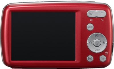 Компактный фотоаппарат Panasonic Lumix DMC-S3EE-R (Red) - вид сзади