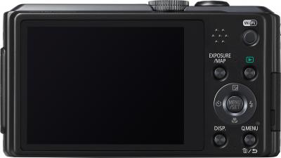 Компактный фотоаппарат Panasonic Lumix DMC-TZ40EE-K (Black) - вид сзади