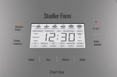 Мультиварка Stadler Form Chef One White (SFC.919) - панель управления с ЖК-дисплеем
