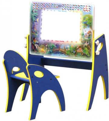 Комплект мебели с детским столом Tech Kids День-ночь 14-367 (голубой) - цвет каркаса светлее, чем на фотографии