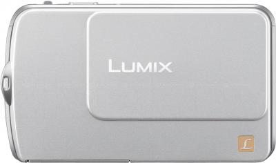 Компактный фотоаппарат Panasonic Lumix DMC-FP5EE-S (Silver) - с закрытым объективом