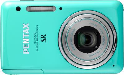 Компактный фотоаппарат Pentax Optio S1 (Aquamarine) - вид спереди