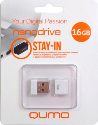 Usb flash накопитель Qumo NanoDrive 16Gb White - коробка