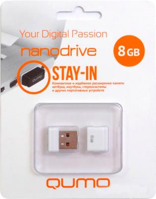 Usb flash накопитель Qumo NanoDrive 8Gb White - коробка