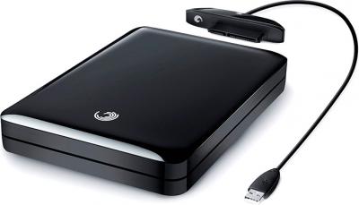 Внешний жесткий диск Seagate FreeAgent GoFlex Kit Black 320 Gb (STAA320200) - общий вид