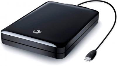 Внешний жесткий диск Seagate FreeAgent GoFlex Kit Black 750 Gb (STAA750201) - общий вид