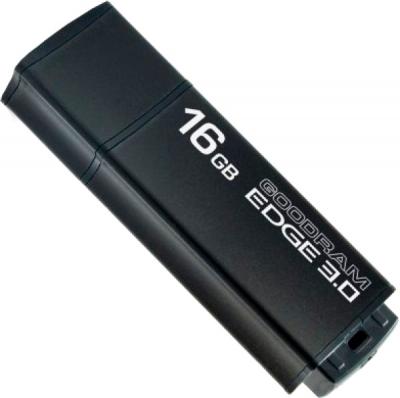Usb flash накопитель Goodram Edge 16Gb USB 3.0 Black (PD16GH3GREGKR9) - общий вид