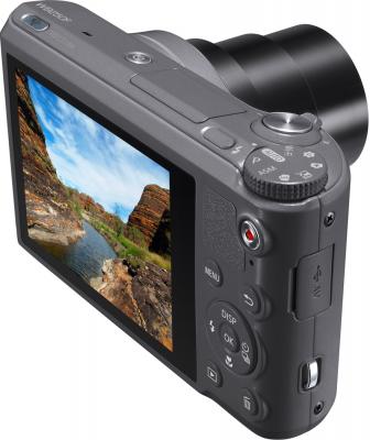 Компактный фотоаппарат Samsung WB250F (Silver, EC-WB250FFPARU) - общий вид
