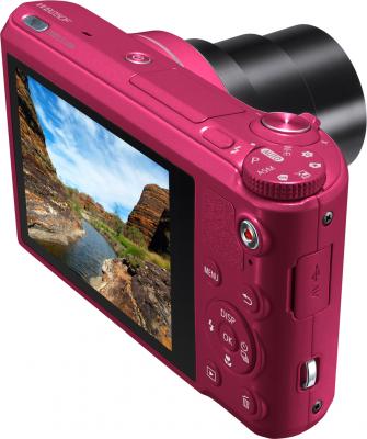 Компактный фотоаппарат Samsung WB250F (Red, EC-WB250FFPRRU) - общий вид