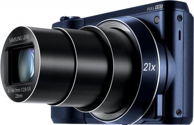 Компактный фотоаппарат Samsung WB800F (Black, EC-WB800FFPBRU) - общий вид