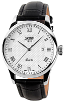 Часы наручные мужские Skmei 9058-8 (белый/серебристый) - 