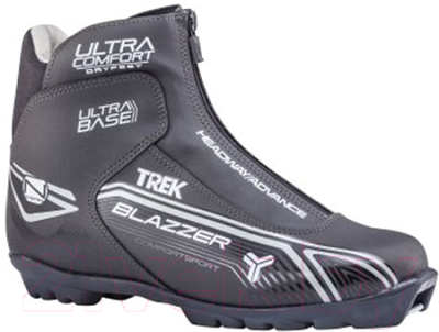 Ботинки для беговых лыж TREK Blazzer Comfort 4 NNN (черный/серый, р-р 37)