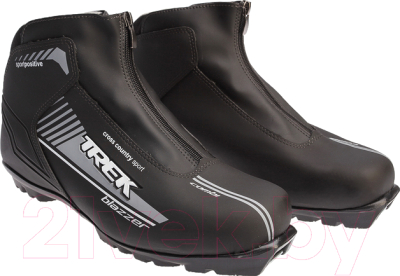 Ботинки для беговых лыж TREK Blazzer Comfort NNN (черный/серый, р-р 42)