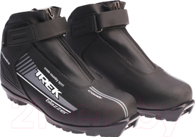 Ботинки для беговых лыж TREK Blazzer Control NNN (черный/серый, р-р 39)