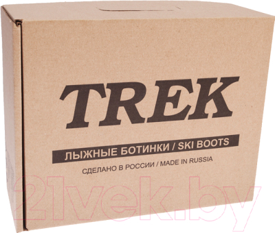 Ботинки для беговых лыж TREK Snowrock NNN (серебристый/голубой, р-р 30)