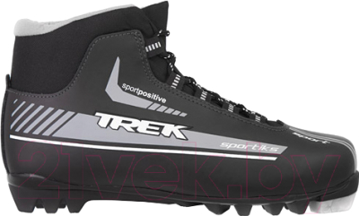 Ботинки для беговых лыж TREK Sportiks NNN (черный/серый, р-р 36)